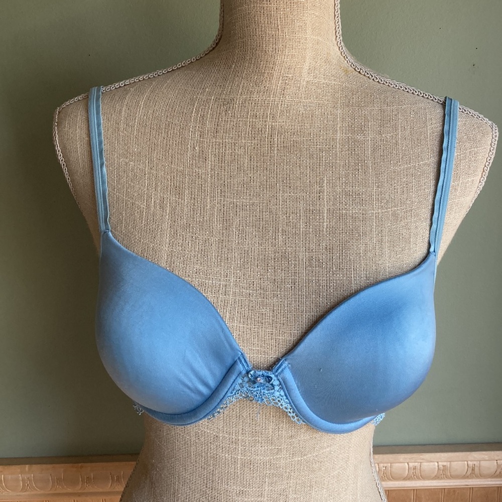 Playtex light blue underwire  bra